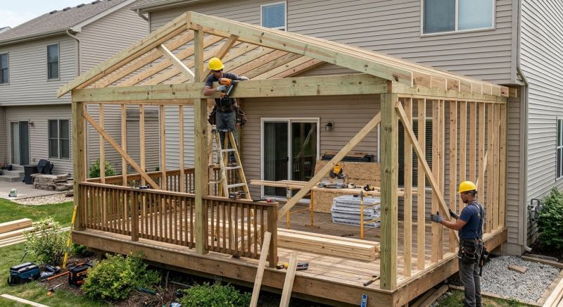 Deck Enclosure Installation in Longmont, CO
