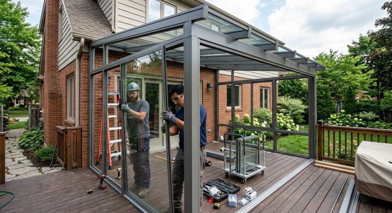 Enclosed Patio Installation in Knoxville, TN