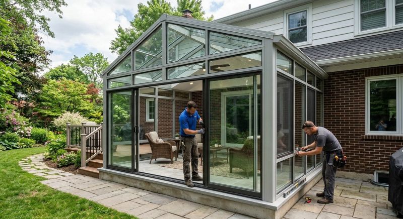 Four Season Room Installation in Knoxville, TN