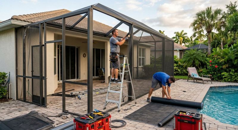 Lanai Enclosure Repair in Austin, TX