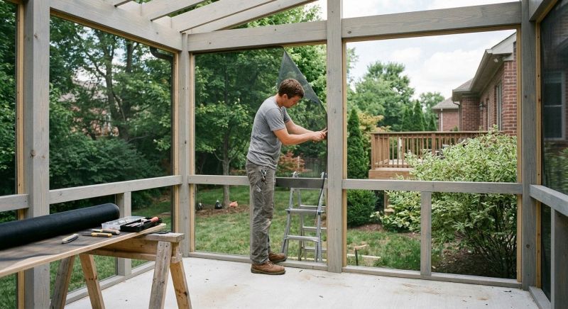 Screened In Porch Installation in Austin, TX