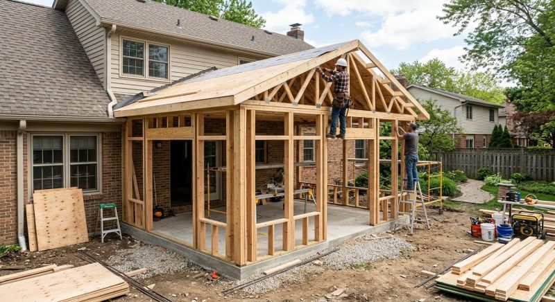 Sunroom Addition Construction in Asheville, NC