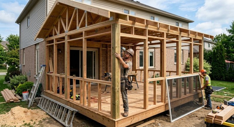 Deck Enclosure Construction in Austin, TX