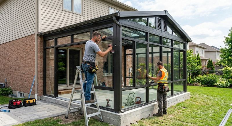 Enclosed Patio Installation in Austin, TX