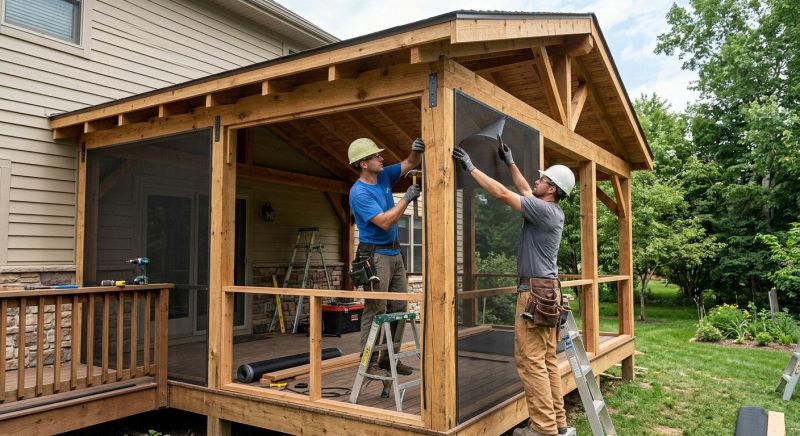 Enclosed Porch Construction in Boulder, CO