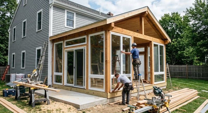 Enclosed Porch Construction in Chattanooga, TN