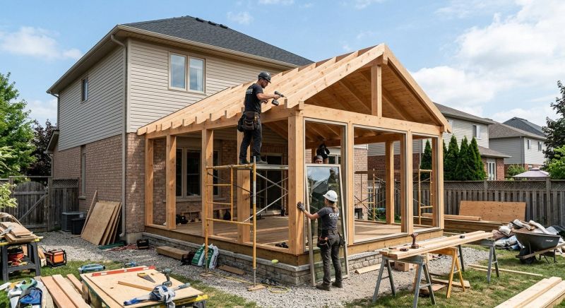 Sunroom Addition Construction in Knoxville, TN