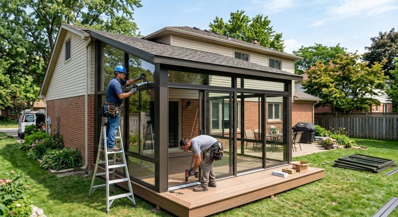 Sunroom Addition Construction in Austin, TX