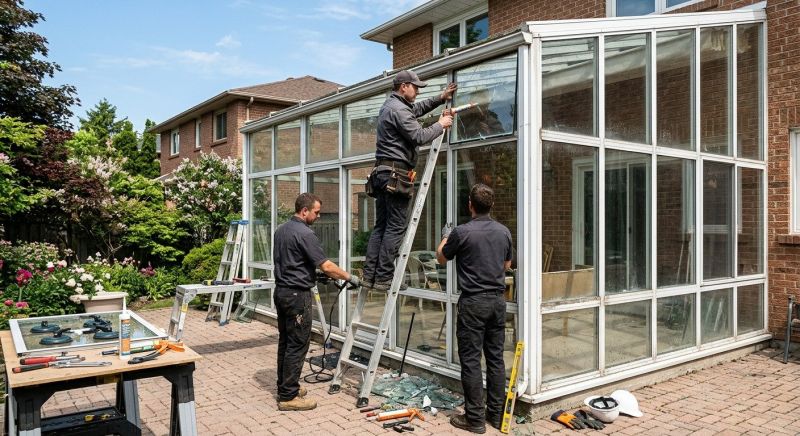 Sunroom Glass Repair in Knoxville, TN